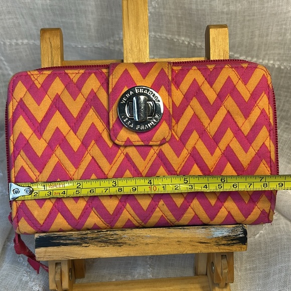 Vera Bradley large turn lock wallet - Picture 3 of 13